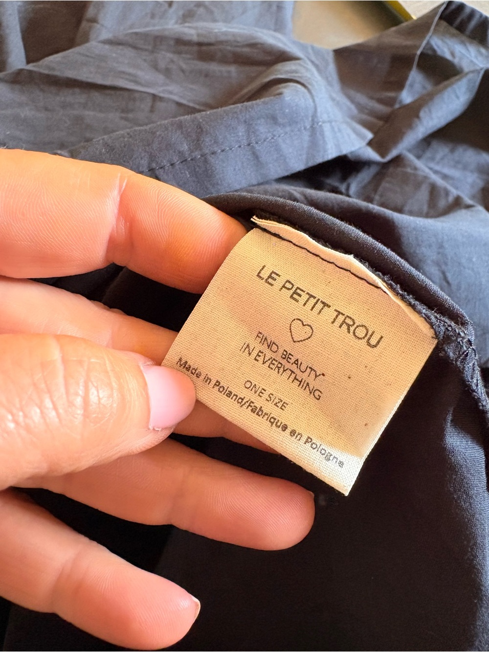 Le Petit Trou Black V-Neck Maxi Dress with Tan Belt - Picture 5 of 12